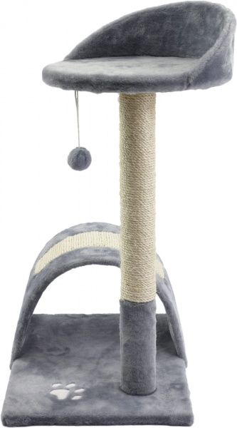 Когтеточка Природа Д05 с аркой серая 49х37х80 см