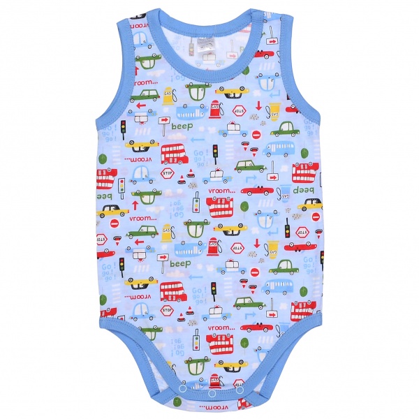 Боді для хлопчика Татошка 14117мшн р.80 блакитний 