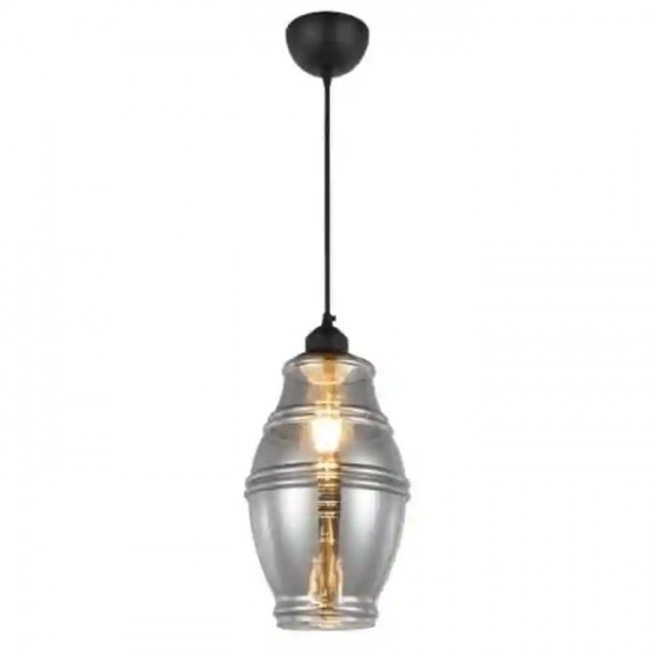 Світильник підвісний HOROZ ELECTRIC Element-1 1x60 Вт E27 титан 021-015-0001-010 