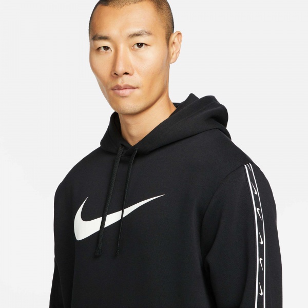 Джемпер Nike REPEAT SW FLC PO HOOD BB DX2028-010 р. XL черный