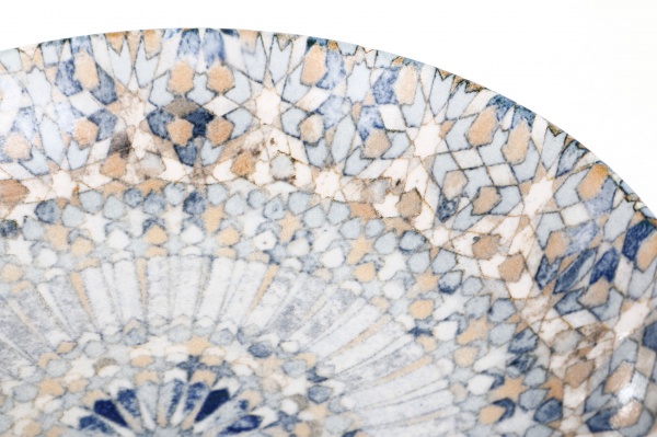 Тарілка глибока 23 см сірий S-MT-LUCMZBLM23CK Luca Mosaic Bonna