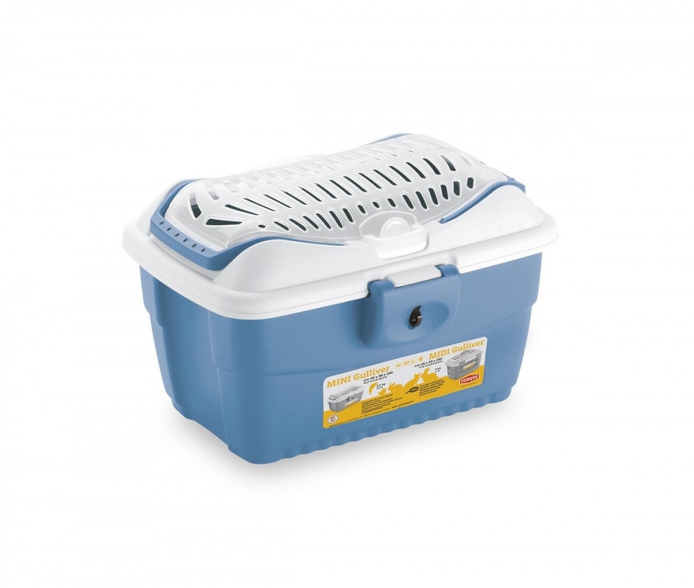 Переноска Stefanplast Mini Gulliver 40х30х24 см синий