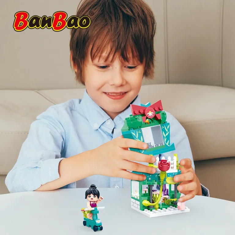 Конструктор BanBao Цветочный магазин Mini High-Street Series ET808