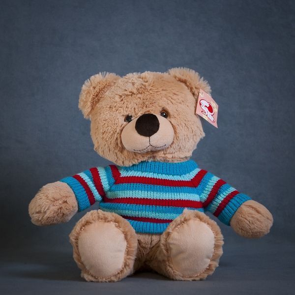 М'яка іграшка Ведмедик у светрі 36 см 4840437602424
