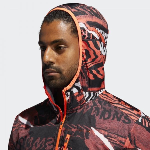 Ветровка Adidas OWN THE RUN JKT FL6988 S оранжевый