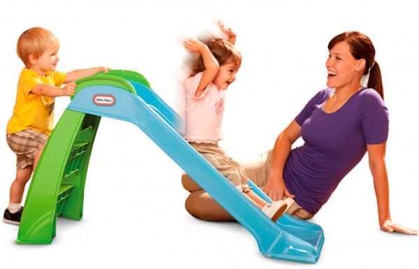 Горка Little Tikes складная для малышей Первый спуск 172403E3