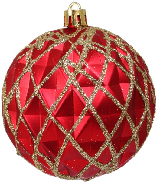 Набір ялинкових іграшок бурульки і кулі в асортименті 75 шт./уп.