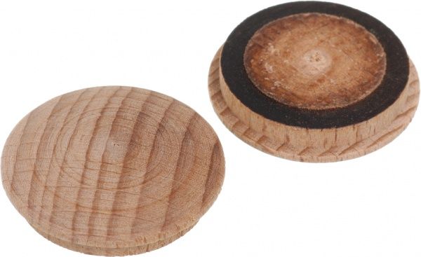 Заглушка дерев'яна бук 30 мм 4 шт. 