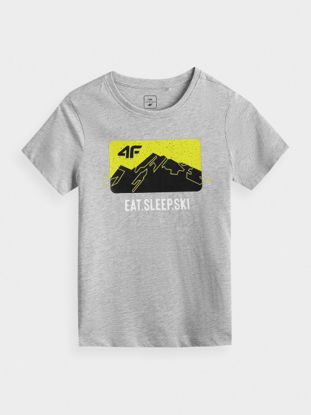 Футболка 4F J4Z20-JTSM222B-25M р.140 серый