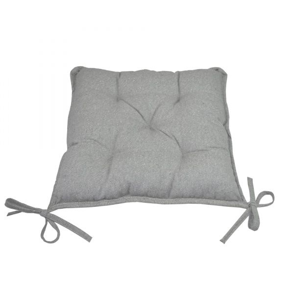 Подушка на стул Lurex Серая La Nuit