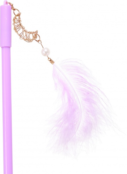 Ручка гелевая Feather&moon фиолетовая 