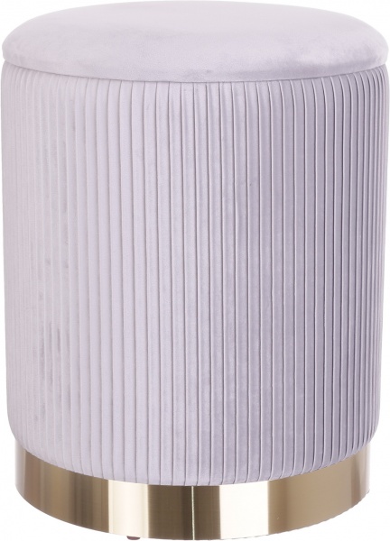 Сундук-пуф Francis светло-серый 36х36х44 см 