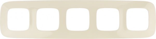 Рамка пятиместная Legrand Allure универсальная кремовый 754315