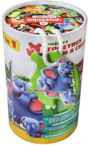 Іграшка-пазл Левеня 5 в 1 із малюком
