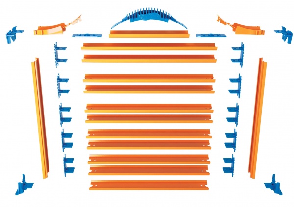 Гараж Hot Wheels с дорожками для хранения машинок HWCC9