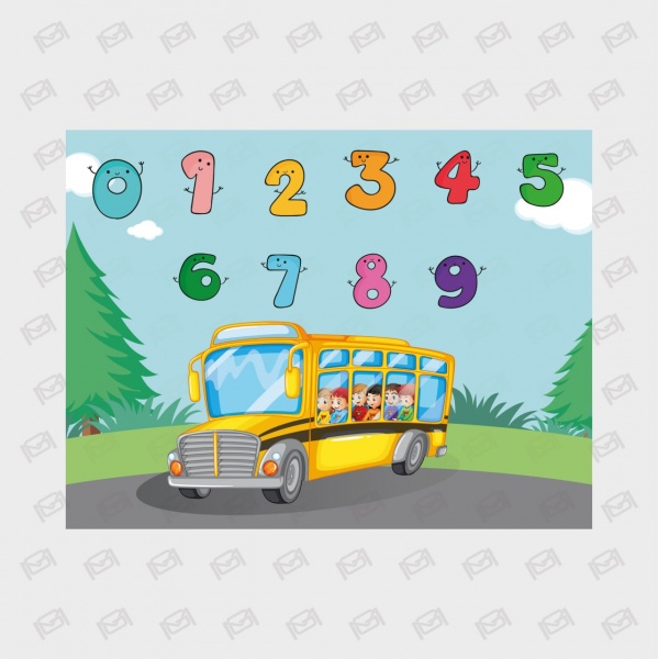 Пазлы магнитные MAXGROUP Цифры 24 элемента NM-205