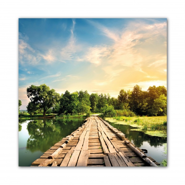 Картина Деревянная вымостка 400x400 см GIS UKRAINE 