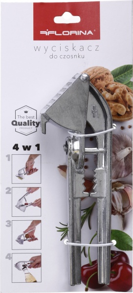 Прес для часнику 4в1 нерж.сталь 1W0055 Florina