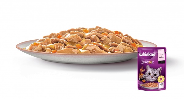 Корм Whiskas Cмачний мікс в соусі з лососем і морквою 85 г