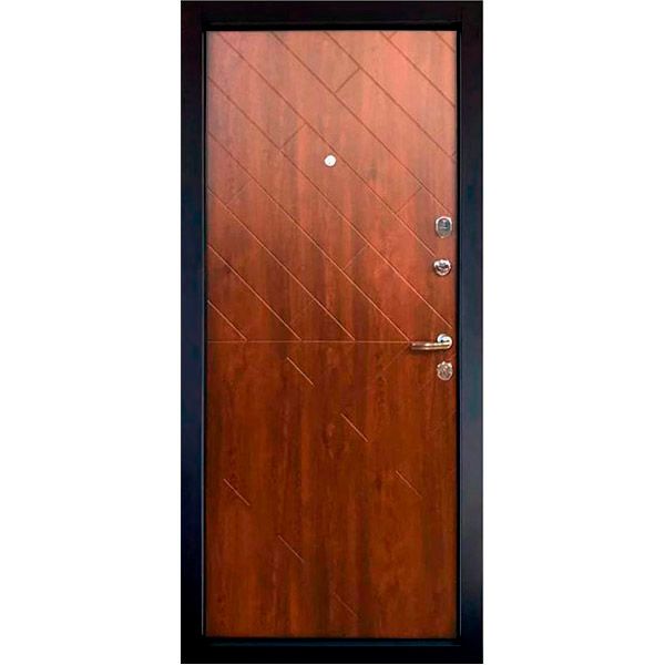 Двері вхідні Міністерство дверей КС-234 (вулиця) дуб темний 2050х860мм праві