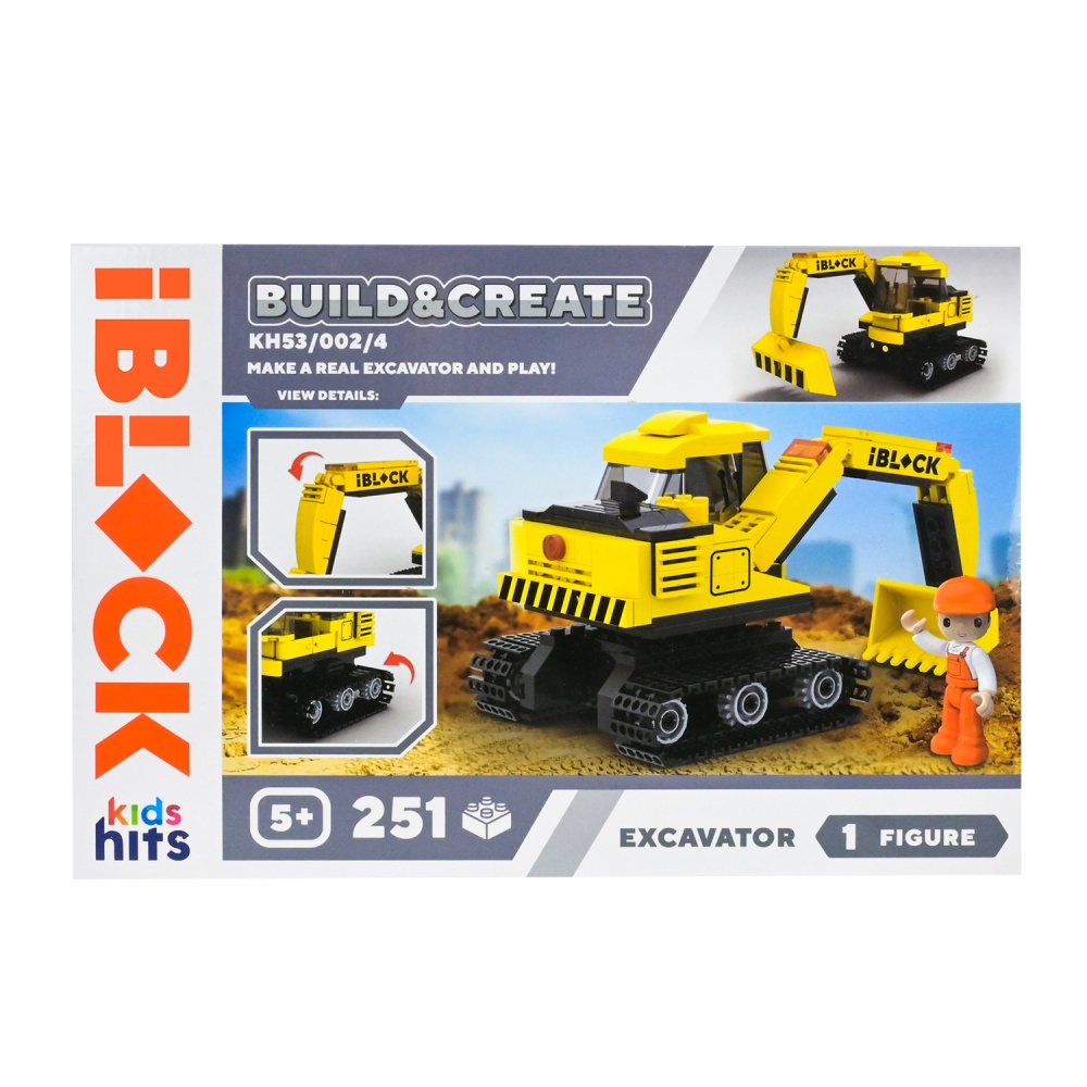 Конструктор Shantou IBLOCK JUNIOR 251 дет. KH53/002/4