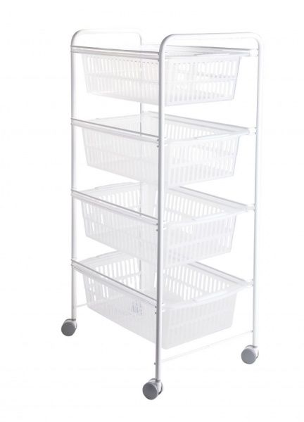 Этажерка пластиковая MG 010 4 яруса 910x450x330 мм