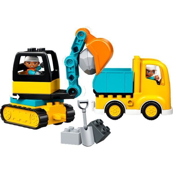 Конструктор Lego Duplo Грузовик и гусеничный экскаватор 10931