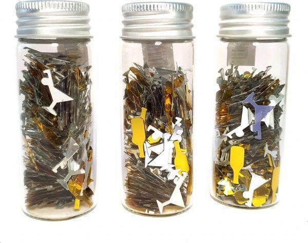 Конфеті для декорування в скляній банці Пляшка та бокал 1 шт. Річ-Ленд