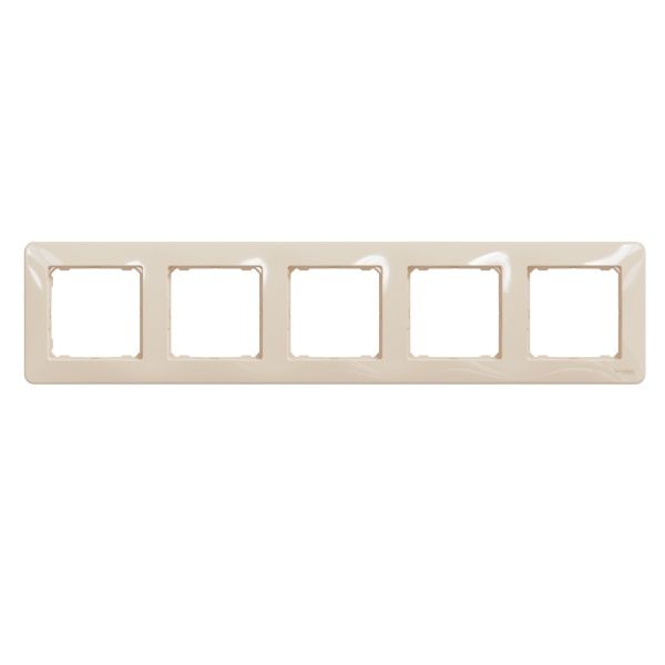 Рамка п'ятимісна Schneider Electric Sedna Design універсальна бежевий SDD312805