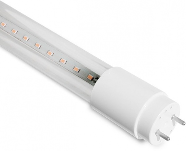 Лампа светодиодная для растений Videx 1200 mm FITO 18 Вт T8 матовая G13 220 В 3000 К 27000 