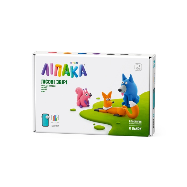 Набір для творчості Lipaka Лісові звірі: Вовк, лисичка, білочка 60043-UA01