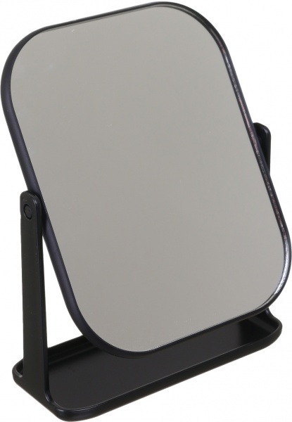 Зеркало косметическое квадратное ST 21,3x16 см черное