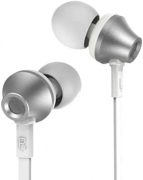 Гарнітура Remax RM-610D Mic silver/white гарнітура 