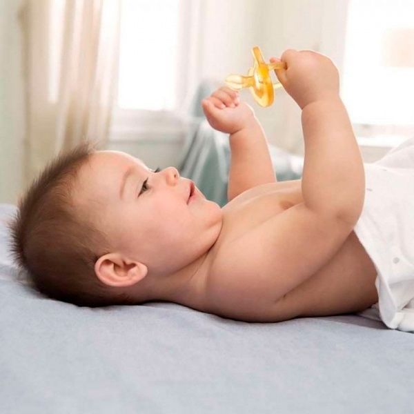 Пустушка Chicco Physio Soft латексна від 0 до 6 місяців 1 шт