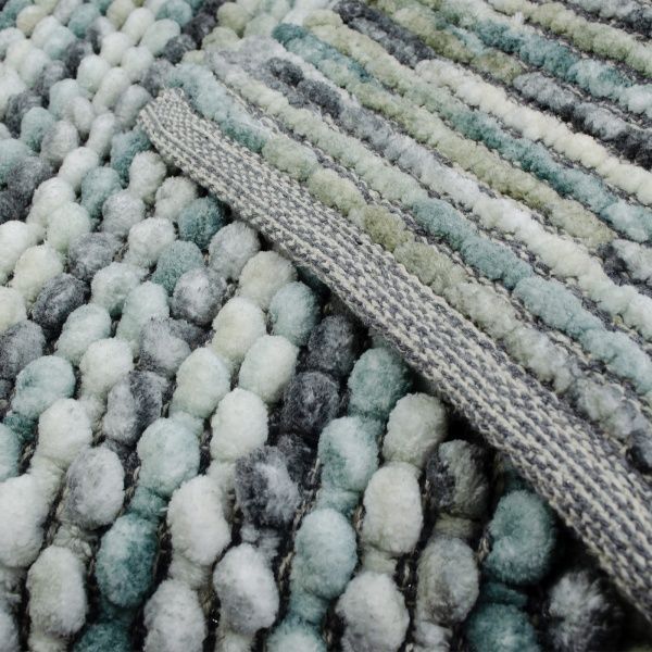 Коврик для ванной Home Line Alan 60х90 см бирюзово-серый