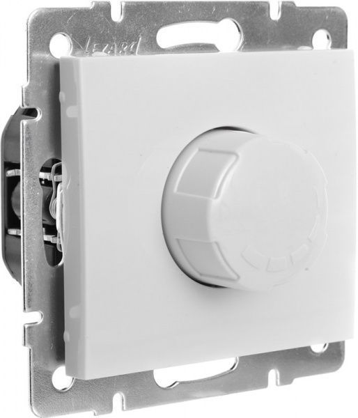 Світлорегулятор поворотний Lezard Rain 800Вт IP20 білий 703-0288-115