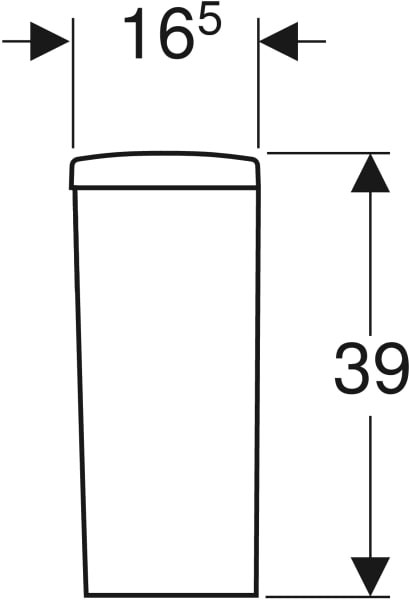 Бачок для унитаза Geberit Selnova Square 500.266.01.1