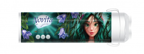 Ватные диски Novita Soft Mavka 120 шт. (мягкая)