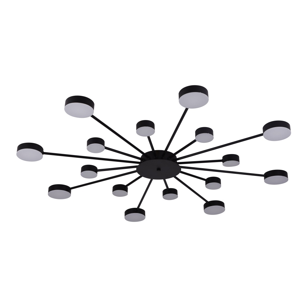 Люстра Miorro LED Foresta 16x6,3 Вт LED-модуль черный 51-313-005