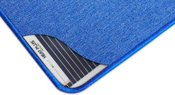 Коврик Solray с подогревом 530x830 мм синий 88 Вт