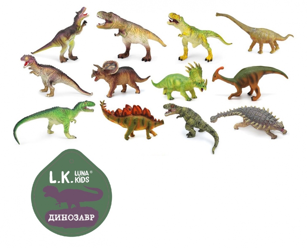 Игрушка Luna Kids Динозавр 20х35 см в ассортименте JQ-005B