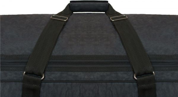 Сумка дорожная на колесах Bagland 36470 68 л серый Мілан 