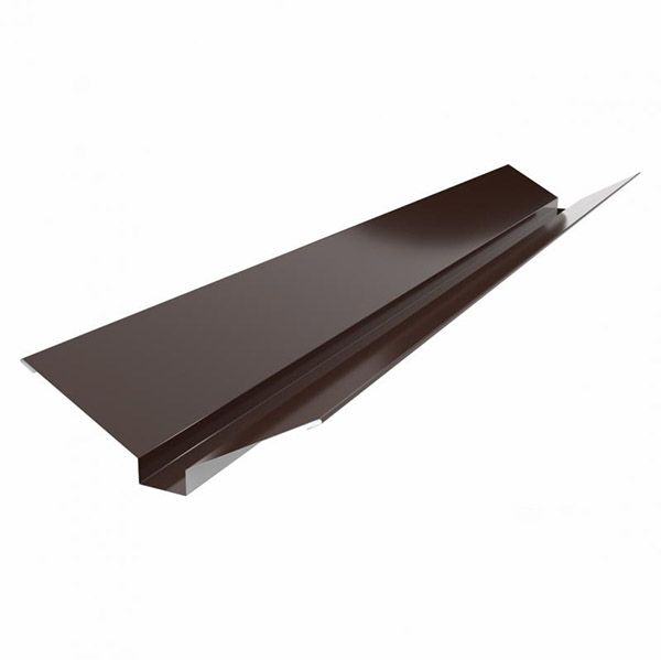 Планка ендовы декоративная глянцевая PSM PROFILE PSM RAL 8017 коричневая 2м