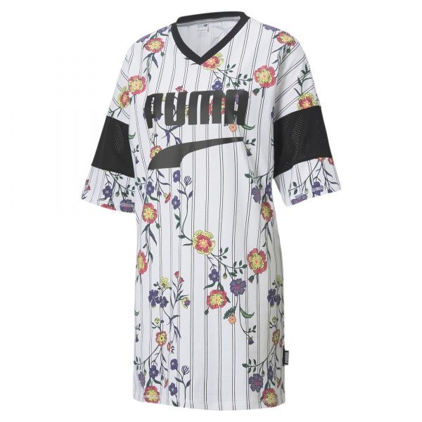 Футболка Puma Downtown AOP Dress 59629502 XS білий