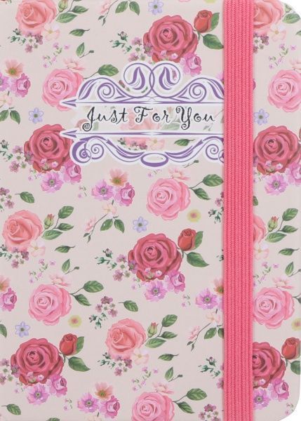 Книга для нотаток Just for you (red roses) А7 80 аркушів