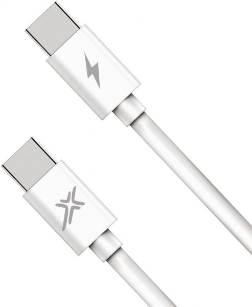 Кабель Grand-X Type-C Type-C для швидкої зарядки 48W 1 м white (CC-07) 