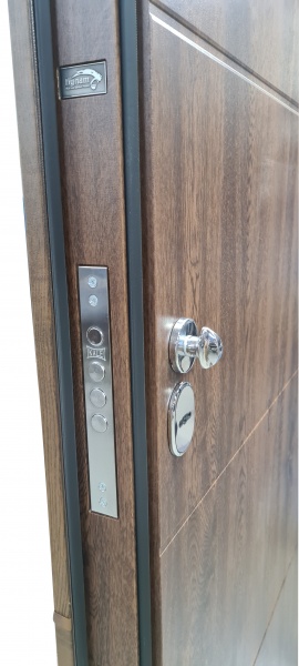 Двері вхідні Булат House-3 дуб бронзовий 2050x850 мм праві