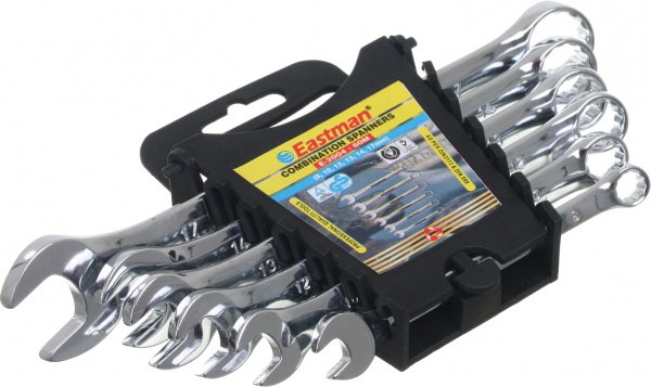 Набор ключей комбинированных Eastman Full Polish 6 шт. 51841