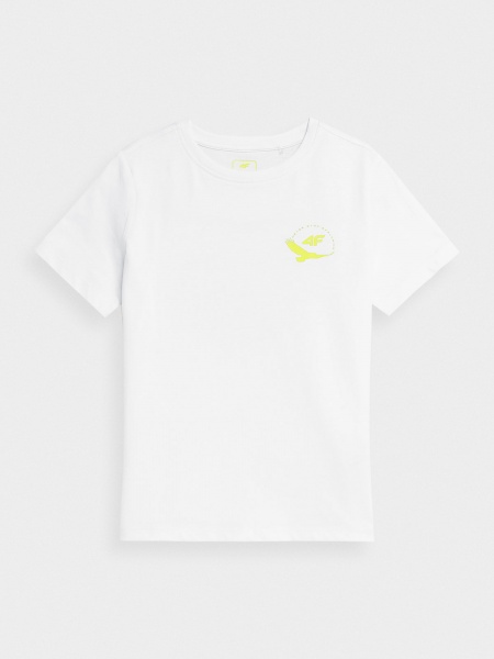 Футболка 4F 4FJSS23TTSHM321-10S р.128 білий