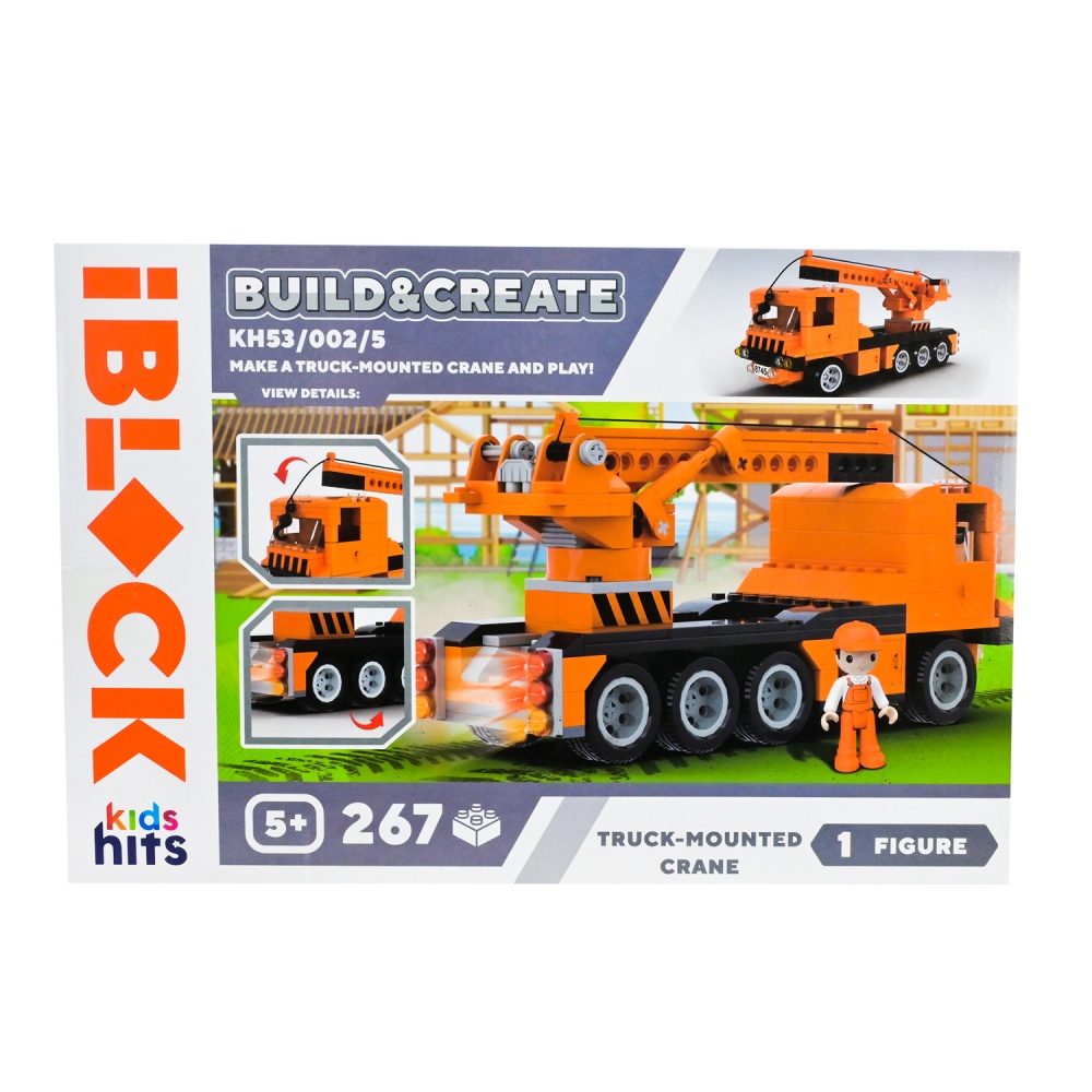 Игрушка-конструктор Shantou Kids hits IBLOCK JUNIOR 267 дет. KH53/002/5